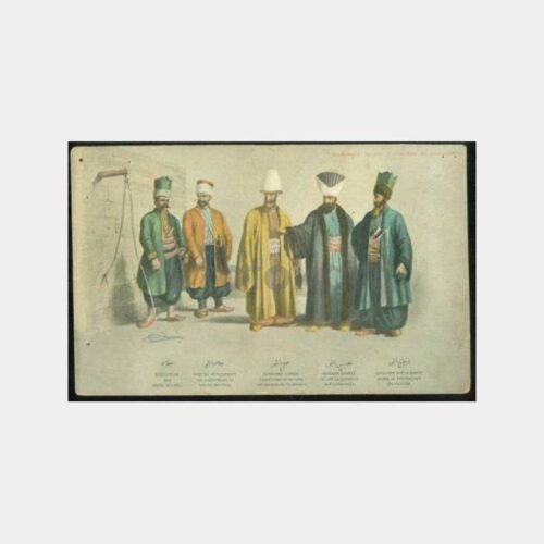 1900 Osmanlı Kostümler -Max Fruchtermann- Kartpostal