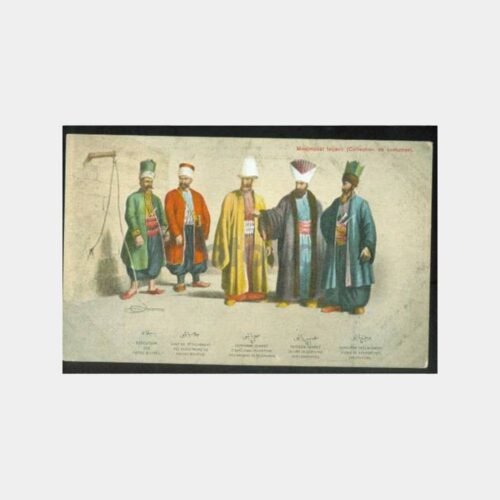 1900 Osmanlı Kostümler -Max Fruchtermann- Kartpostal