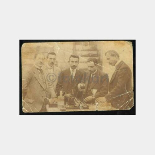 1900 Osmanlı Kimyacılar Deney Görünüş Fotoğraf
