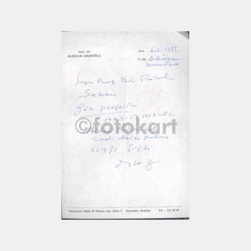 1982 Dr. Kuddusi Gazioğlu - Doktor Reçetesi