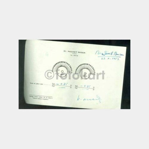 1957 Babıali Cağaloğlu - Göz Doktoru Reçetesi