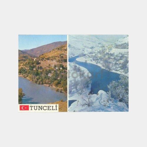Tunceli Munzur Yaz ve Kış Görünüş Kartpostal