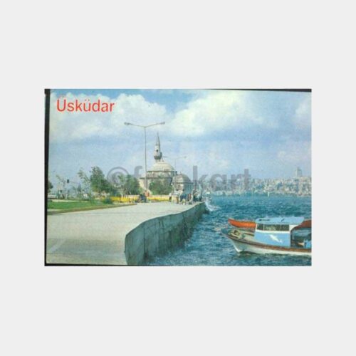 1970 Üsküdar Şemsipaşa Görünüş Kartpostal