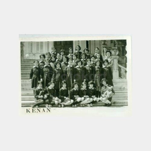 1970 Üsküdar Kız Lisesi 1-C Lise Grup Fotoğraf