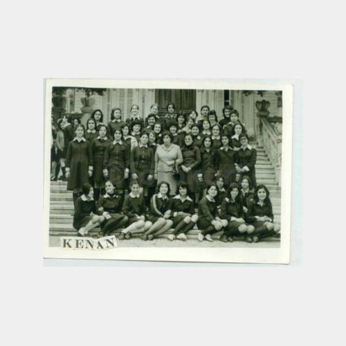 1970 Üsküdar Kız Lisesi 4-E Lise Grup Fotoğraf