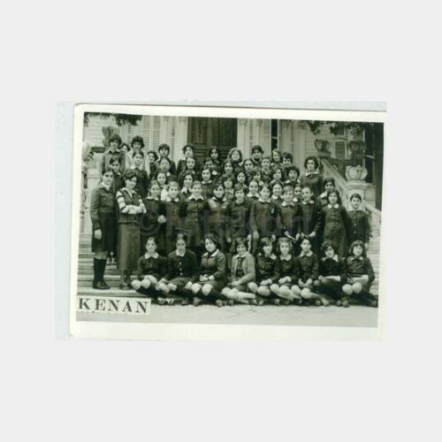 1970 Üsküdar Kız Lisesi 1-A Lise Grup Fotoğraf