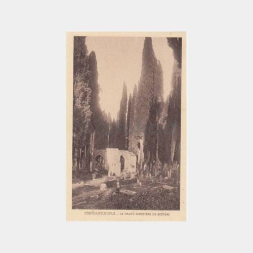 1920 Üsküdar Mezarlık -Editör Rochat- Kartpostal