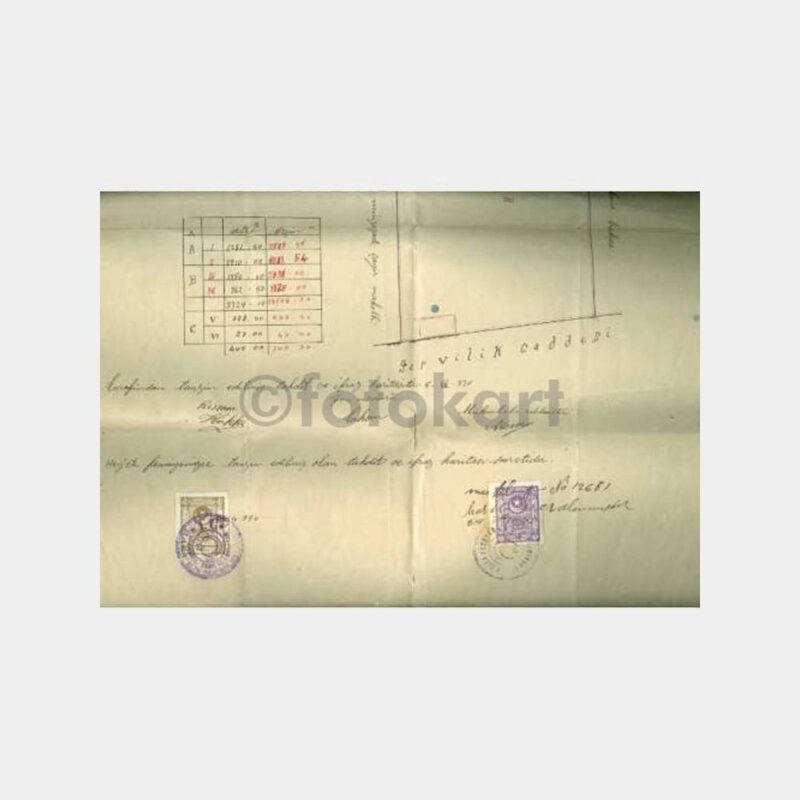 1930 Üsküdar İcadiye Tapu Krokisi - Görsel 2
