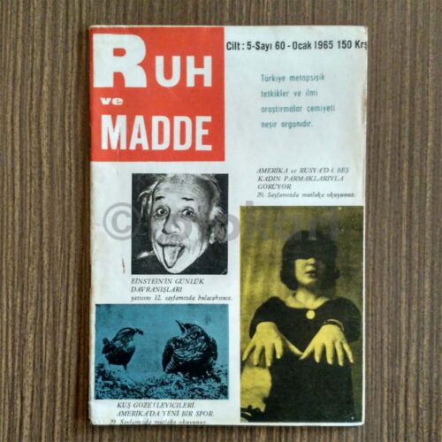 Ruh ve Madde Dergisi, 1965 Ocak Sayı 60