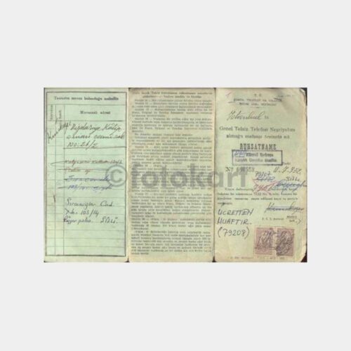 PTT Radyo 21 Adet Ruhsatname ve Makbuzları