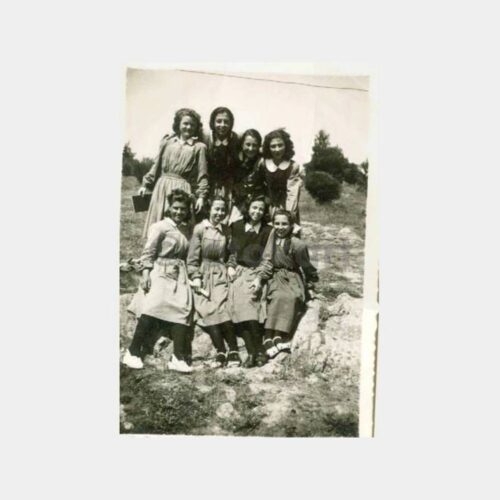 1948 Balıkesir Öğrenci Kızlar Fotoğraf