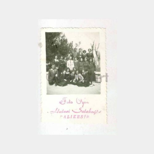 1948 Balıkesir Lisesi Kız Öğrenciler Fotoğraf