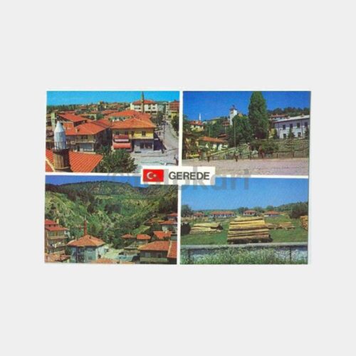 Bolu Gerede 4 Değişik Görünüş Kartpostal