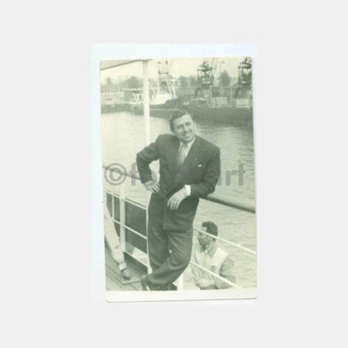 1956 Bolu Gemisi Güvertesinde Bay Fotoğraf