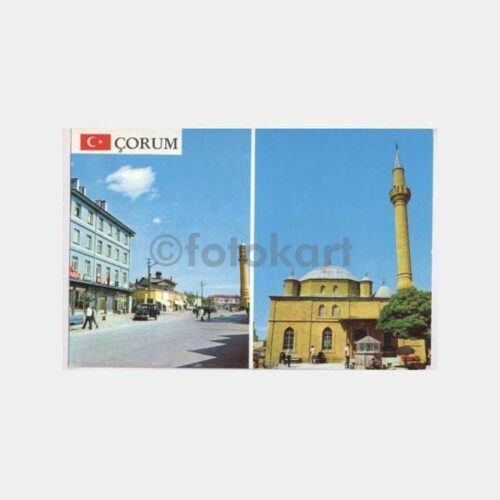 Çorum 2 Değişik Görünüş Kartpostal