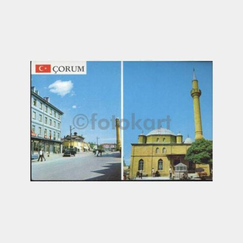 Çorum 2 Değişik Görünüş Kartpostal