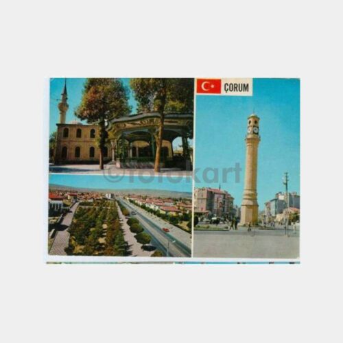 1976 Çorum Değişik Görünüş Kartpostal