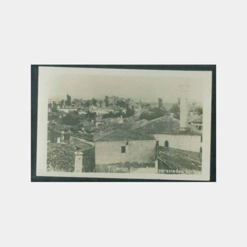1940 Çorum Genel Manzarası Fotokart