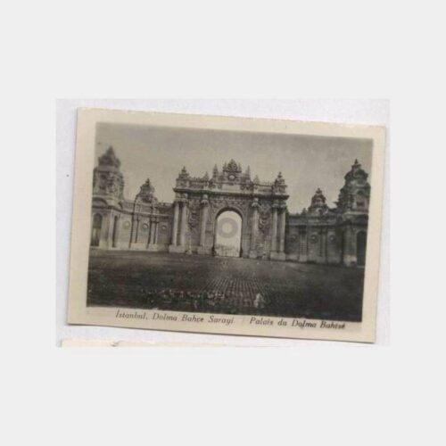 İstanbul Dolmabahçe Sarayı Kapısı Tebrik Fotokart