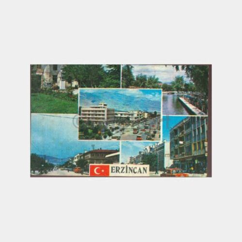 1982 Erzincan Muhtelif Görünüş Kartpostal