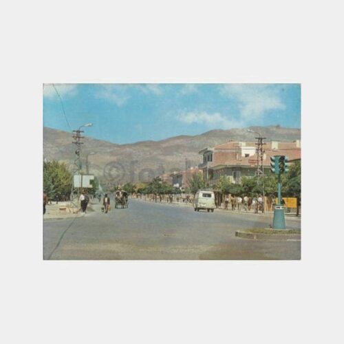 1970 Erzincan Bir Cadde Görünüş Kartpostal