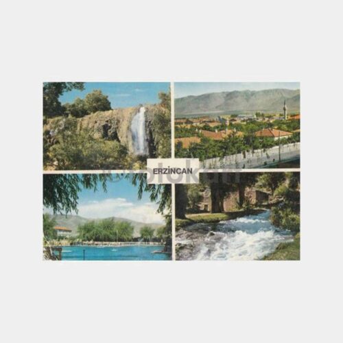 1975 Erzincan 4 Görünüş Kartpostal