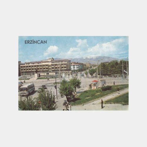 1980 Erzincan Şehir Görünüş Kartpostal