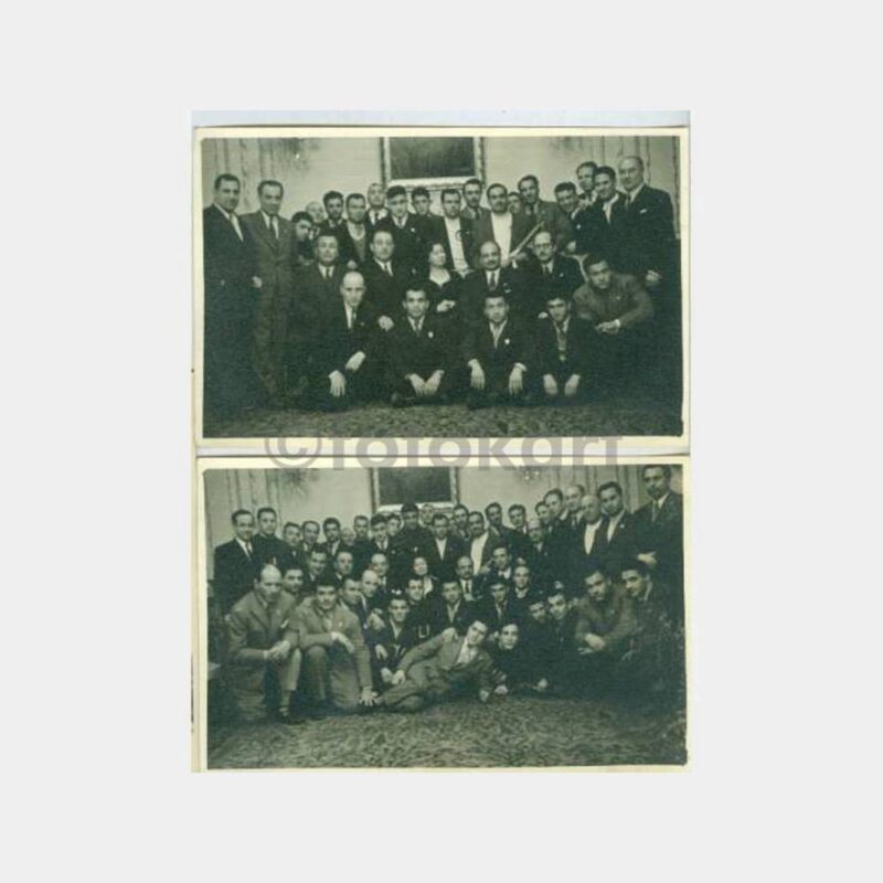 1950 Güreşçiler Valilik Makamında Görünüş Fotoğraf