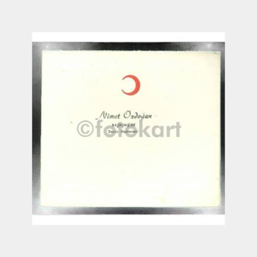 Kızılay Amblemli Hemşire Kartı