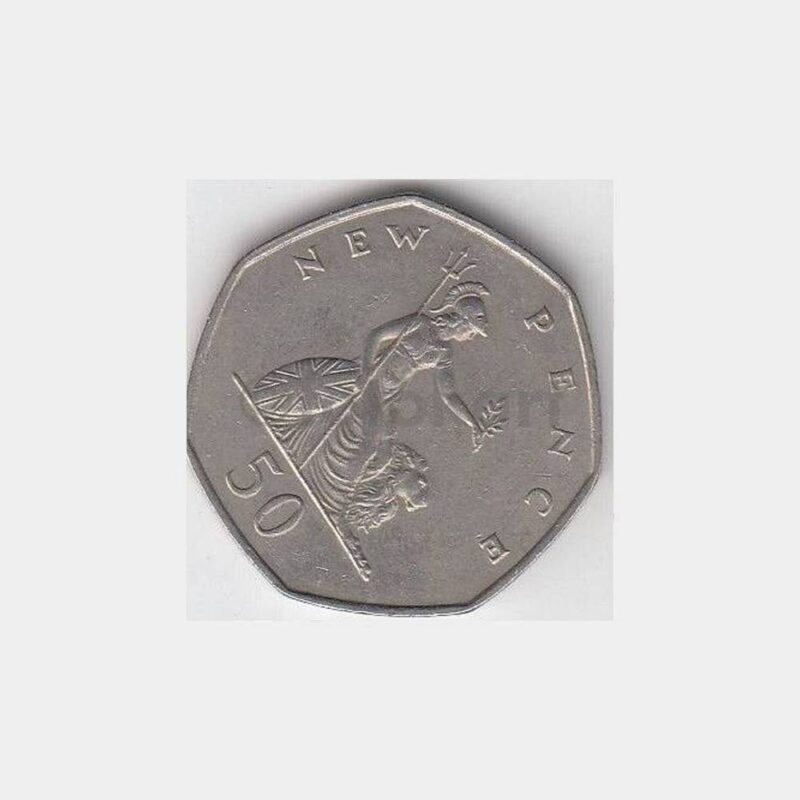 1969 İngiltere 50 New Pence Yabancı Para