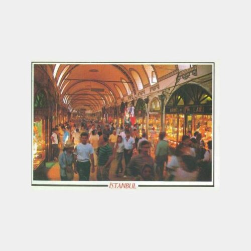 Kapalı Çarşı İçinden Görünüş Kartpostal