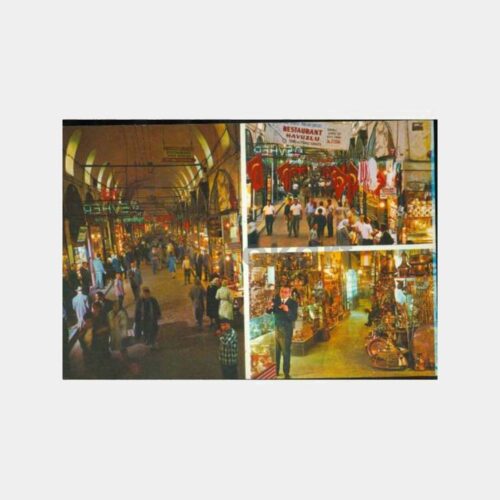 1976 Kapalı Çarşı 3 Değişik Görünüş Kartpostal