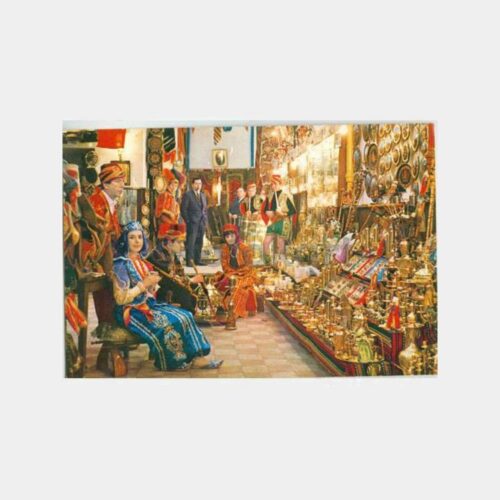 1960 Kapalı Çarşı - Alibaba Pazarı Kartpostal