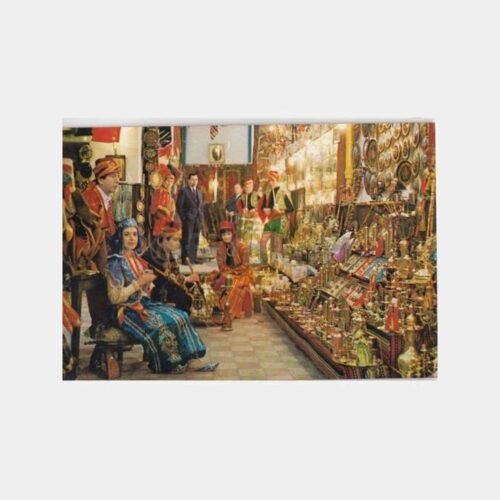 1968 İstanbul Kapalı Çarşı - Folklor Görünüş Kartpostal