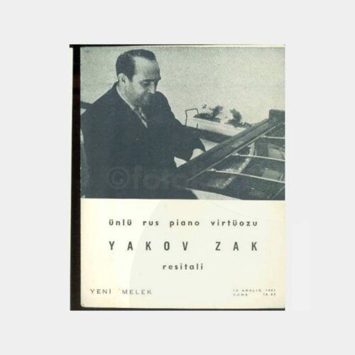 1961 Yeni Melek Konser - Yakov Zak Piyano Programı