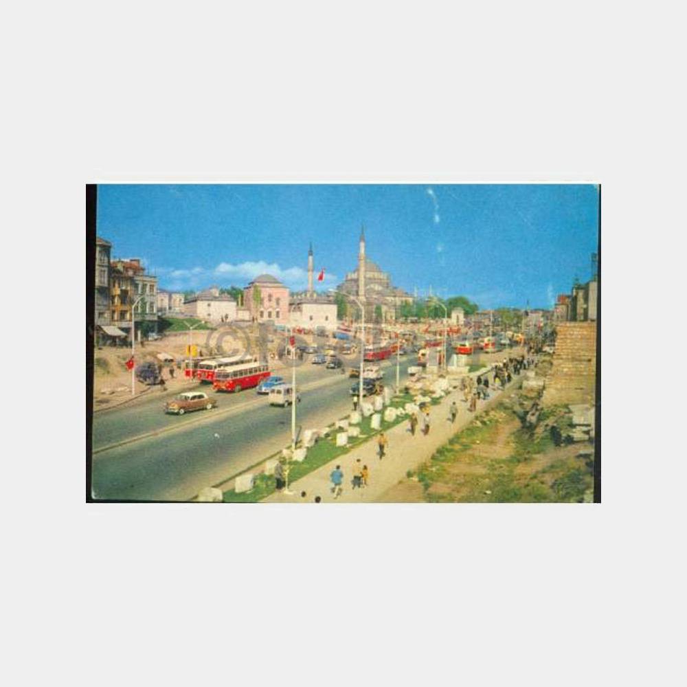 1963 Beyazıt Laleli Caddesi -Doğan Kardeş- Kartpostal