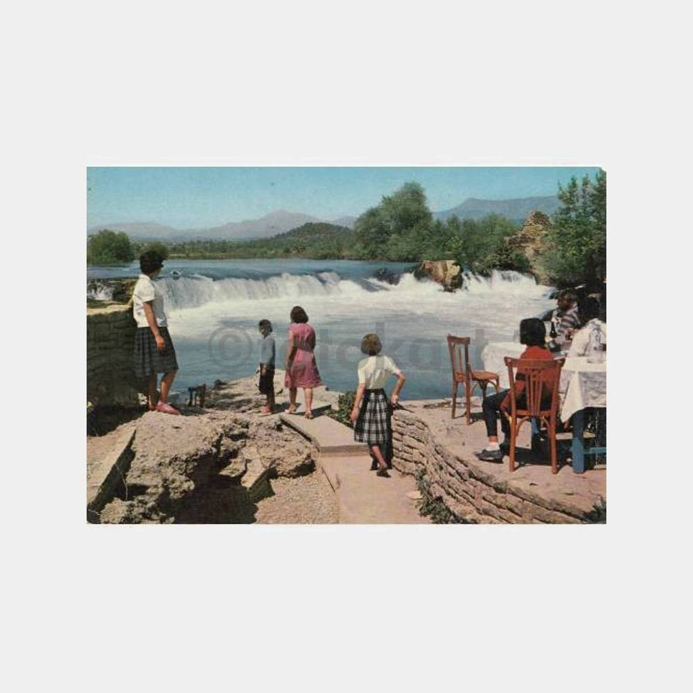 1971 Manavgat Şelalesi Görünüş Kartpostal