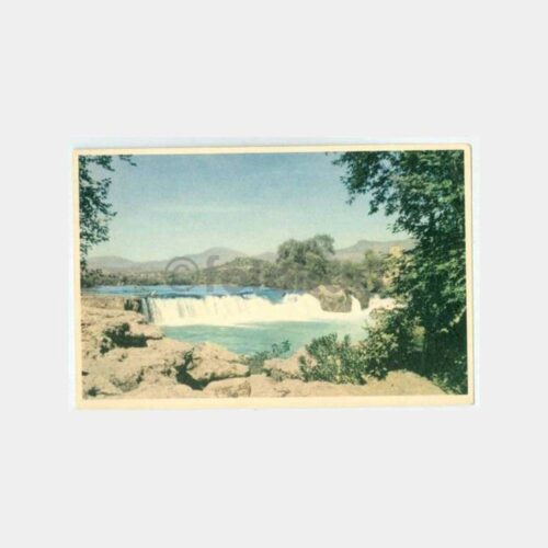 1960 Manavgat Şelalesi Görünüş Kartpostal