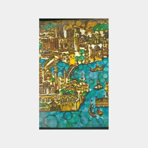 1990 İstanbul Minyatür Tebrik Kart