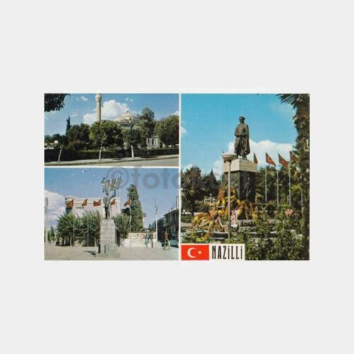 1970 Nazilli 3 Görünüş Kartpostal
