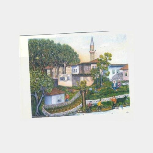 Ödemiş Birgi Evi Tablo Tebrik Kartı