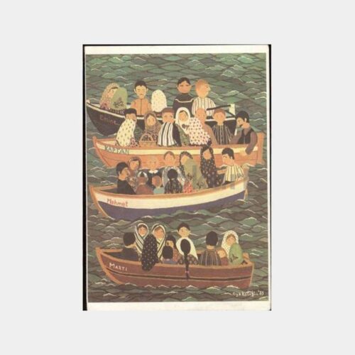 Ressam Oya Katoğlu - Denizde Gezinti Tablo Kartı