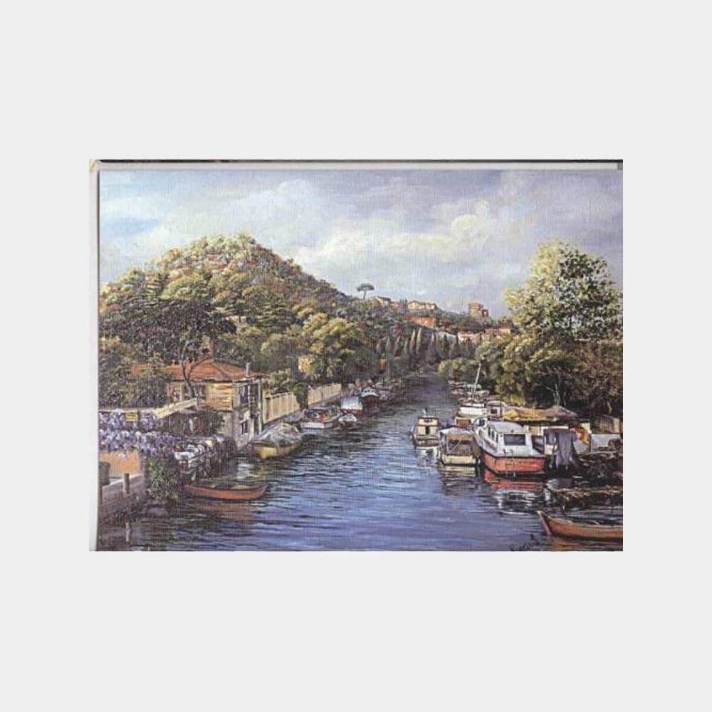 Ressam Nermin Seyhan - Göksu Deresi Tablo Kartpostal