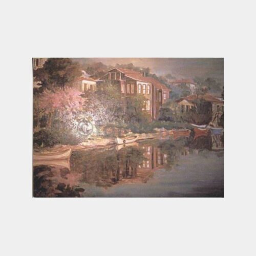 Ressam Nihal Atamer - Göksu Deresi Tebrik Kartı