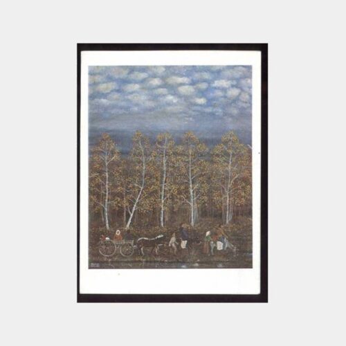 Ressam Yalçın Gökçebağ Tablo Tebrik Kartı