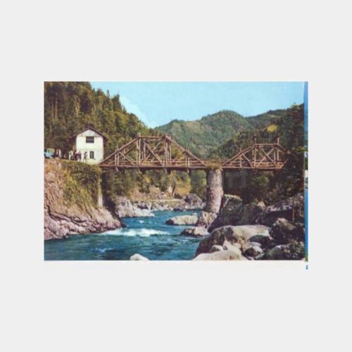 Rize Çamlıhemşin Tahtaköprü Görünüş Kartpostal