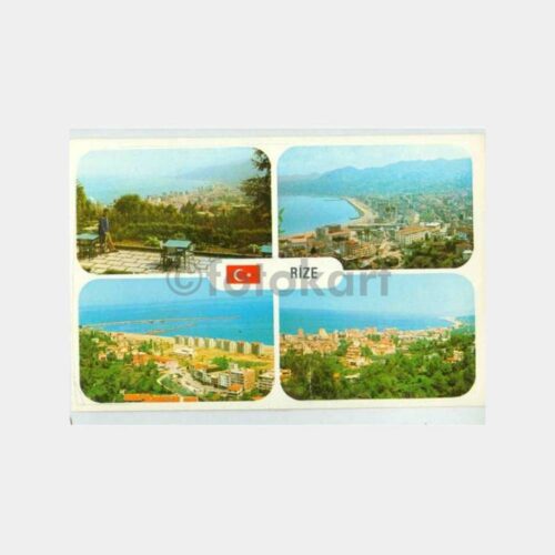1969 Rize 4 Görünüş Kartpostal