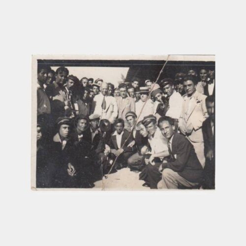 1934 Adana Karataş Öğrenci Yolculuk Fotoğraf