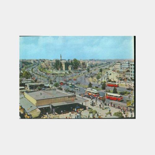 1968 İstanbul Aksaray Migros Mağaza Görünüş Kartpostal