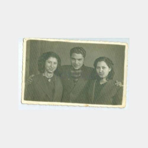 1950 Bandırma -Foto Opak- Aile Görünüş Fotoğraf